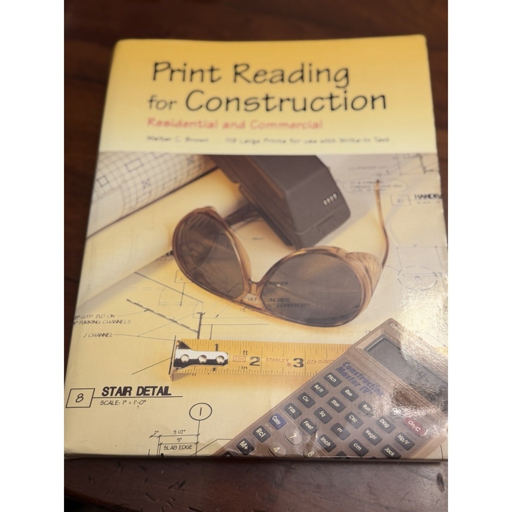 Print Reading for Construction Walter C Brown Book‎ & Instructor PowerPoint CD